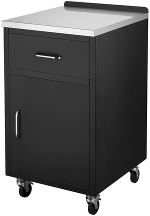 VEVOR Outdoor Prep Cabinet, 20"W x 37"H x 23"D, 304 Stainless Steel Worktop, for BBQ Island Storage, Patio Bars and Grill Station with Handle, Built-In BBQ Island Drawers Organize Cookware Accessories VEVOR Outdoor Prep Cabinet, 20"W x 37"H x 23"D, 304 Stainless Steel Worktop, for BBQ Island Storage, Patio Bars and Grill Station with Handle, Built-In BBQ Island Drawers Organize Cookware Accessories