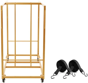 VEVOR Folding Chair Cart 500 lbs Capacity for 40 Chairs Horizontal Stacking, for Large Events Commercial, Heavy-Duty Carbon Steel, Easy to Move, Storage Dolly Holder, with Locking Swivel Wheel, Handle VEVOR Folding Chair Cart 500 lbs Capacity for 40 Chairs Horizontal Stacking, for Large Events Commercial, Heavy-Duty Carbon Steel, Easy to Move, Storage Dolly Holder, with Locking Swivel Wheel, Handle