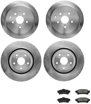 VEVOR Front & Rear Brake Kit Ceramic Brake Pads & Hollow Brake Rotors Kit, Compatible with 2010-2015 Lexus RX350, 2010-2015 Lexus RX450H, 2015-2019 Toyota Highlander, 2011-2020 Toyota Sienna VEVOR Front & Rear Brake Kit Ceramic Brake Pads & Hollow Brake Rotors Kit, Compatible with 2010-2015 Lexus RX350, 2010-2015 Lexus RX450H, 2015-2019 Toyota Highlander, 2011-2020 Toyota Sienna