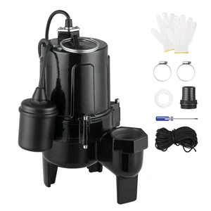 VEVOR Submersible Sump Pump 1/2 HP 6900 GPH Cast Iron Sewage/Effluent Pump, for Basement Septic Tank Residential, Automatic Tethered Float Switch, 2-Inch NPT Discharge, 20 ft Lift, IPX8 Waterproof VEVOR Submersible Sump Pump 1/2 HP 6900 GPH Cast Iron Sewage/Effluent Pump, for Basement Septic Tank Residential, Automatic Tethered Float Switch, 2-Inch NPT Discharge, 20 ft Lift, IPX8 Waterproof