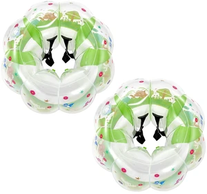 VEVOR 2-Pack Inflatable Bumper Balls 3FT Human Bubble for Kids Transparent, for Backyard, Camping, Picnic, Park, Lawn, and Outdoor Team Gameplay, Thickened PVC Material, Sumo Hamster Ball with Handle VEVOR 2-Pack Inflatable Bumper Balls 3FT Human Bubble for Kids Transparent, for Backyard, Camping, Picnic, Park, Lawn, and Outdoor Team Gameplay, Thickened PVC Material, Sumo Hamster Ball with Handle