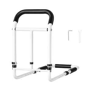 VEVOR Bed Rail for Elderly Adults 200LBS Loading Bed Side Assist Rail, High-Strength Steel Bedside Cane for Seniors, with Adjustable Height & Base Length, Non-Slip Handle, Fit King Queen Full Twin Bed VEVOR Bed Rail for Elderly Adults 200LBS Loading Bed Side Assist Rail, High-Strength Steel Bedside Cane for Seniors, with Adjustable Height & Base Length, Non-Slip Handle, Fit King Queen Full Twin Bed