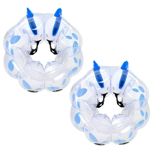 VEVOR 2-Pack Inflatable Bumper Balls 4FT Human Bubble for Teens Blue, for Backyard, Camping, Picnic, Park, Lawn, and Outdoor Team Gameplay, Thickened PVC Material, Sumo Hamster Ball with Handle VEVOR 2-Pack Inflatable Bumper Balls 4FT Human Bubble for Teens Blue, for Backyard, Camping, Picnic, Park, Lawn, and Outdoor Team Gameplay, Thickened PVC Material, Sumo Hamster Ball with Handle