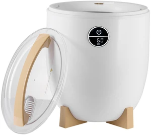 VEVOR Towel Warmers for Bathroom 12L Heated Towel Bucket with LED Display, Rapid Heating, 4 Adjustable Timer for 15/30/45/60 Min, Auto Shut Off, Fits Towels, Blankets, Bathrobes, for Women, White VEVOR Towel Warmers for Bathroom 12L Heated Towel Bucket with LED Display, Rapid Heating, 4 Adjustable Timer for 15/30/45/60 Min, Auto Shut Off, Fits Towels, Blankets, Bathrobes, for Women, White