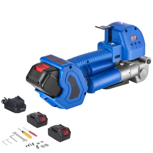 VEVOR Electric Strapping Machine, 2 x 4000mAh Batteries, Automatic Strapping Tool with Digital Display for 0.394-0.748 inches Wide PET Straps, Handheld Banding Tools for Packaging Box Pallet VEVOR Electric Strapping Machine, 2 x 4000mAh Batteries, Automatic Strapping Tool with Digital Display for 0.394-0.748 inches Wide PET Straps, Handheld Banding Tools for Packaging Box Pallet