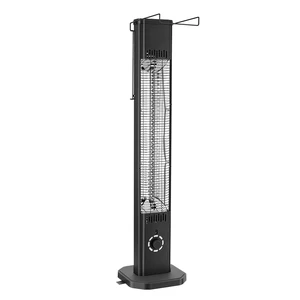 VEVOR Infrared Heater 1500W Electric Space Heater 8 Heat Settings Black, with Remote Control for Outdoor Use, 8H Timer, Overheat Protection, Cold-Rolled Steel, for Patios, Backyards, and Balconies VEVOR Infrared Heater 1500W Electric Space Heater 8 Heat Settings Black, with Remote Control for Outdoor Use, 8H Timer, Overheat Protection, Cold-Rolled Steel, for Patios, Backyards, and Balconies