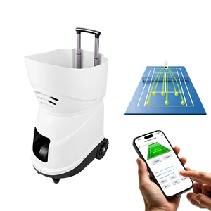 VEVOR Tennis Ball Machine,2H Runtimeand150 Ball Capacity Auto Ball Launcher, for Beginners and Pro Practice Training, with App Remote Control, Spin Control, 2 Training Modes, and Speeds up to 80MPH VEVOR Tennis Ball Machine,2H Runtimeand150 Ball Capacity Auto Ball Launcher, for Beginners and Pro Practice Training, with App Remote Control, Spin Control, 2 Training Modes, and Speeds up to 80MPH