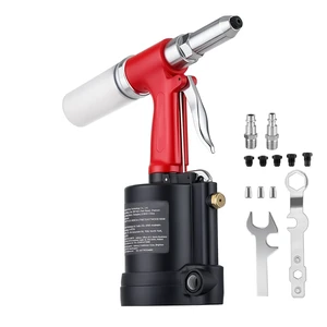 VEVOR Pneumatic Rivet Gun Kit with 3/32" 1/8" 5/32" 3/16" 1/4" Nosepieces, 3924 LBS Pulling Force, 3-Claw Secure Grip, Air Pop Riveter Tool for Automotive, Construction, Industrial Manufacturing VEVOR Pneumatic Rivet Gun Kit with 3/32" 1/8" 5/32" 3/16" 1/4" Nosepieces, 3924 LBS Pulling Force, 3-Claw Secure Grip, Air Pop Riveter Tool for Automotive, Construction, Industrial Manufacturing