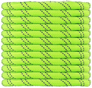VEVOR Double Braided Polyester Rope 3/4 in x 220 ft Arborist Rigging Rope, for Tree Work, Heavy Duty 26 Strands, 19400 lbs High Breaking Strength, Outdoor Climbing Towing Swing Pulling Cord, Green VEVOR Double Braided Polyester Rope 3/4 in x 220 ft Arborist Rigging Rope, for Tree Work, Heavy Duty 26 Strands, 19400 lbs High Breaking Strength, Outdoor Climbing Towing Swing Pulling Cord, Green