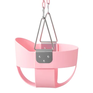 VEVOR Toddler Swing 300 lbs High Back Full Bucket Baby Swing Seat Pink, for Outdoor & Indoor Backyard Playground, Heavy-Duty Coated Chains and Carabiners, Fully Assembled Seat for Toddlers Age 3+ VEVOR Toddler Swing 300 lbs High Back Full Bucket Baby Swing Seat Pink, for Outdoor & Indoor Backyard Playground, Heavy-Duty Coated Chains and Carabiners, Fully Assembled Seat for Toddlers Age 3+