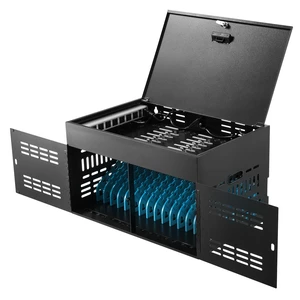 VEVOR 16-Device Charging Cabinet for Tablet & Laptop, Lock Charging Station, for Classroom, Chromebooks, iPads, Fits Devices up to 15.6 in, Wall/Desktop Mount, Steel Lock Box, Fully Assembled, Black VEVOR 16-Device Charging Cabinet for Tablet & Laptop, Lock Charging Station, for Classroom, Chromebooks, iPads, Fits Devices up to 15.6 in, Wall/Desktop Mount, Steel Lock Box, Fully Assembled, Black