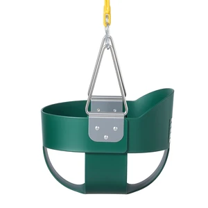 VEVOR Toddler Swing 300 lbs High Back Full Bucket Baby Swing Seat Green, for Outdoor & Indoor Backyard Playground, Heavy-Duty Coated Chains and Carabiners, Fully Assembled Seat for Toddlers Age 3+ VEVOR Toddler Swing 300 lbs High Back Full Bucket Baby Swing Seat Green, for Outdoor & Indoor Backyard Playground, Heavy-Duty Coated Chains and Carabiners, Fully Assembled Seat for Toddlers Age 3+