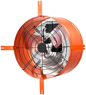VEVOR Gable Mount Fan, 16 in Attic Vent Exhaust Fan 1945 CFM Thermostat, Cooling and Ventilation for Home, Garage, Warehouse, Workshop, Carbon Steel Housing with Mounting Brackets & Hardware, Orange VEVOR Gable Mount Fan, 16 in Attic Vent Exhaust Fan 1945 CFM Thermostat, Cooling and Ventilation for Home, Garage, Warehouse, Workshop, Carbon Steel Housing with Mounting Brackets & Hardware, Orange
