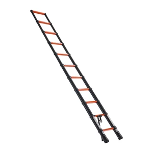 VEVOR Telescoping Ladder, 10.5 ft Extension Ladder One-Button Retraction, Heavy-Duty 330 lbs Capacity, for Home Repairs, Painting, Window Cleaning and RV, Aluminum, Anti-Slip Steps, Orange & Black VEVOR Telescoping Ladder, 10.5 ft Extension Ladder One-Button Retraction, Heavy-Duty 330 lbs Capacity, for Home Repairs, Painting, Window Cleaning and RV, Aluminum, Anti-Slip Steps, Orange & Black