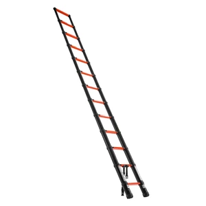 VEVOR Telescoping Ladder, 12.5 ft Extension Ladder Multi-Button Retraction, Heavy-Duty 330 lbs Capacity, for Home Repairs, Painting, Window Cleaning and RV, Aluminum, Anti-Slip Steps, Orange & Black VEVOR Telescoping Ladder, 12.5 ft Extension Ladder Multi-Button Retraction, Heavy-Duty 330 lbs Capacity, for Home Repairs, Painting, Window Cleaning and RV, Aluminum, Anti-Slip Steps, Orange & Black
