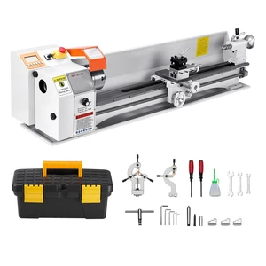 VEVOR Metal Lathe 8.7" x 39" 1250W Benchtop Lathe Machine Fully Automatic, for Processing Precision Parts Soft Metals Wood Plastics, Variable Speed 2500 RPM Max, with Metal Gears, Brushless Motor VEVOR Metal Lathe 8.7" x 39" 1250W Benchtop Lathe Machine Fully Automatic, for Processing Precision Parts Soft Metals Wood Plastics, Variable Speed 2500 RPM Max, with Metal Gears, Brushless Motor
