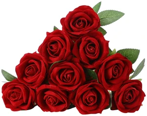 VEVOR Artificial Flowers Bulk Red Roses 120 PCS Silk Faux Flowers Stems, Realistic Fake Flower for Vase, Table Centerpieces, Weddings, Parties, Bouquets, Home Decor and DIY Floral Arrangements VEVOR Artificial Flowers Bulk Red Roses 120 PCS Silk Faux Flowers Stems, Realistic Fake Flower for Vase, Table Centerpieces, Weddings, Parties, Bouquets, Home Decor and DIY Floral Arrangements