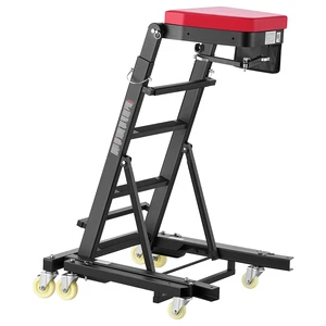 VEVOR Top Automotive Creeper 48"-64" Adjustable with Folding Mechanical Arm, Foldable High Top Engine Creeper, 400LBS Heavy-Duty Support, Stable H-Shaped Base, 6-Wheel Smooth Rolling for Auto Repair VEVOR Top Automotive Creeper 48"-64" Adjustable with Folding Mechanical Arm, Foldable High Top Engine Creeper, 400LBS Heavy-Duty Support, Stable H-Shaped Base, 6-Wheel Smooth Rolling for Auto Repair