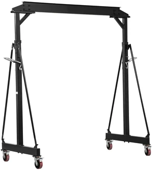 VEVOR Adjustable Gantry Crane, 4400 lbs Capacity, Portable Shop Lift Hoist with 98.8" to 146.1" Height Adjustable, Locking Wheels, Steel Construction, for Factory, Warehouse, Auto Repair, Frame Only VEVOR Adjustable Gantry Crane, 4400 lbs Capacity, Portable Shop Lift Hoist with 98.8" to 146.1" Height Adjustable, Locking Wheels, Steel Construction, for Factory, Warehouse, Auto Repair, Frame Only