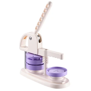VEVOR Button Maker Machine, 3" / 75 mm, Quick-Change Plastic Pin Maker with 100pcs Button Parts, Circle Cutter and Magic Book, Reinforced Ergonomic Handle, for DIY Badges, Pins, Key Chains VEVOR Button Maker Machine, 3" / 75 mm, Quick-Change Plastic Pin Maker with 100pcs Button Parts, Circle Cutter and Magic Book, Reinforced Ergonomic Handle, for DIY Badges, Pins, Key Chains