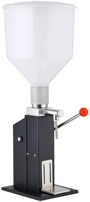 VEVOR Manual Filling Machine, 10-120 ml, 12 L Hopper, Paste Liquid Filler, for Water, Honey, Oil, Shampoo and Lotion, Anti-Drip Nozzle, Adjustable Bottle Stand, Carbon Steel Body, Effort-Saving Handle VEVOR Manual Filling Machine, 10-120 ml, 12 L Hopper, Paste Liquid Filler, for Water, Honey, Oil, Shampoo and Lotion, Anti-Drip Nozzle, Adjustable Bottle Stand, Carbon Steel Body, Effort-Saving Handle
