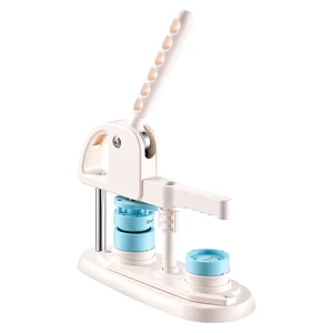 VEVOR Button Maker Machine, 1.25" / 32 mm, Quick-Change Plastic Pin Maker with 100pcs Button Parts, Circle Cutter and Magic Book, Reinforced Ergonomic Handle, for DIY Badges, Pins, Key Chains VEVOR Button Maker Machine, 1.25" / 32 mm, Quick-Change Plastic Pin Maker with 100pcs Button Parts, Circle Cutter and Magic Book, Reinforced Ergonomic Handle, for DIY Badges, Pins, Key Chains