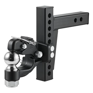 VEVOR Pintle Hook, 2-5/16 in Ball 20000 lbs Towing Capacity Pintle Hitch, for Trucks, Trailers, and Heavy-Duty Towing, Fits 2 in Receiver, Combines Hitch Ball & Hook Functions, Flexible Connection VEVOR Pintle Hook, 2-5/16 in Ball 20000 lbs Towing Capacity Pintle Hitch, for Trucks, Trailers, and Heavy-Duty Towing, Fits 2 in Receiver, Combines Hitch Ball & Hook Functions, Flexible Connection