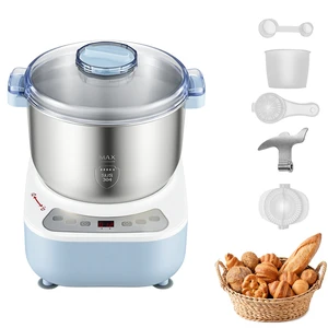 VEVOR Dough Mixer 6.9 Quart Electric Dough Maker with Ferment Function, for Pizza, Pasta, and Sourdough, 304 Stainless Steel Bowl, Timer, Face-up Control Panel, Household Dough Kneading Machine VEVOR Dough Mixer 6.9 Quart Electric Dough Maker with Ferment Function, for Pizza, Pasta, and Sourdough, 304 Stainless Steel Bowl, Timer, Face-up Control Panel, Household Dough Kneading Machine