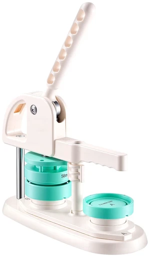 VEVOR Button Maker Machine, 2.25" / 58 mm, Quick-Change Plastic Pin Maker with 100pcs Button Parts, Circle Cutter and Magic Book, Reinforced Ergonomic Handle, for DIY Badges, Pins, Key Chains VEVOR Button Maker Machine, 2.25" / 58 mm, Quick-Change Plastic Pin Maker with 100pcs Button Parts, Circle Cutter and Magic Book, Reinforced Ergonomic Handle, for DIY Badges, Pins, Key Chains