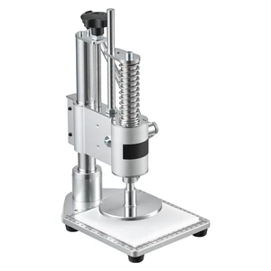 VEVOR Leather Punching Machine 3.94 x 3.94 in Manual Leather Hole Puncher, Hand Punch Press, 352.74 lbs Pressure, 1.57 in Stroke, Chuck Fixation, Sturdy Structure, for Fabric, Paper, and Silicone VEVOR Leather Punching Machine 3.94 x 3.94 in Manual Leather Hole Puncher, Hand Punch Press, 352.74 lbs Pressure, 1.57 in Stroke, Chuck Fixation, Sturdy Structure, for Fabric, Paper, and Silicone