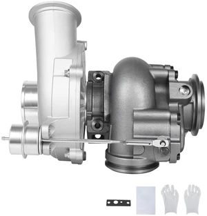VEVOR Complete Turbo Turbocharger Kit with Wastegate Actuator, Compatible with Ford V8 7.3L Excursion 2000-2003, F-250 F-350 F-450 F-550 Super Duty 1999-2003, Replace# 1831383C92, 1831383C93 VEVOR Complete Turbo Turbocharger Kit with Wastegate Actuator, Compatible with Ford V8 7.3L Excursion 2000-2003, F-250 F-350 F-450 F-550 Super Duty 1999-2003, Replace# 1831383C92, 1831383C93