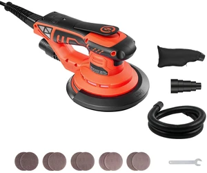 VEVOR 6-Inch Random Orbital Sander 400W Brushless Orbital Sander, 4000-10000RPM 7 Speeds Electric Palm Sanders with 10PCS Sandpapers, Dust Bag & Vacuum Hose for Woodworking Detailing Sanding VEVOR 6-Inch Random Orbital Sander 400W Brushless Orbital Sander, 4000-10000RPM 7 Speeds Electric Palm Sanders with 10PCS Sandpapers, Dust Bag & Vacuum Hose for Woodworking Detailing Sanding