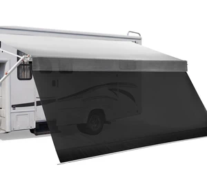 VEVOR Manual RV Awning Complete Kit & Sunshade Screen, 18.12FT Retractable RV Awning with Aluminum Alloy Frame & Waterproof Fabric, Outdoor Camping Trailer Awnings Fit Most RVs (18FT Type) VEVOR Manual RV Awning Complete Kit & Sunshade Screen, 18.12FT Retractable RV Awning with Aluminum Alloy Frame & Waterproof Fabric, Outdoor Camping Trailer Awnings Fit Most RVs (18FT Type)