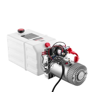 VEVOR 6 Quart Hydraulic Pump, Double Acting Dump Trailer Pump, 3200PSI Max Relief Pressure & 0.91 GPM Flow Rate, DC12V 1.6KW Hydraulic Power Unit for Dump Trailer Car Lifting (Horizontal Installation) VEVOR 6 Quart Hydraulic Pump, Double Acting Dump Trailer Pump, 3200PSI Max Relief Pressure & 0.91 GPM Flow Rate, DC12V 1.6KW Hydraulic Power Unit for Dump Trailer Car Lifting (Horizontal Installation)