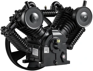 VEVOR Air Compressor Pump Head, 10HP 30CFM, 4-Cylinder Oil Lubricated Air Compressor Pump Head, Dual Stage Cast Iron Replacement Head with Max 175PSI Pressure for Woodworking Auto Repair VEVOR Air Compressor Pump Head, 10HP 30CFM, 4-Cylinder Oil Lubricated Air Compressor Pump Head, Dual Stage Cast Iron Replacement Head with Max 175PSI Pressure for Woodworking Auto Repair
