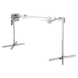 VEVOR Rotisserie Grill AC120V 8 Level Height Electric Rotisserie Grill Kit, BBQ Grills Rotisseries Kit with 132 lbs Load Capacity, 38W Motor, Stainless Steel Automatic Grilling Kits for Parties VEVOR Rotisserie Grill AC120V 8 Level Height Electric Rotisserie Grill Kit, BBQ Grills Rotisseries Kit with 132 lbs Load Capacity, 38W Motor, Stainless Steel Automatic Grilling Kits for Parties