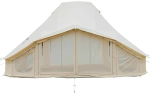 VEVOR Canvas Bell Tent, 4 Seasons 19.7 x 13.12 x 10.17 ft Yurt Tent for Camping with Stove Jack, Poly-Cotton Canvas Breathable Holds up to 12 People, for Family Camping Glamping Outdoor Hunting Party VEVOR Canvas Bell Tent, 4 Seasons 19.7 x 13.12 x 10.17 ft Yurt Tent for Camping with Stove Jack, Poly-Cotton Canvas Breathable Holds up to 12 People, for Family Camping Glamping Outdoor Hunting Party