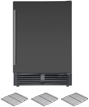 VEVOR Beverage Refrigerator, 24 Inch Under Counter Drink Fridge, Black, Hold 180 Cans, 5.0 Cu. Ft, Built-in / Freestand Cooler, Powerful Quiet Cooling System, 3 Shelves, Home Kitchen & Bar VEVOR Beverage Refrigerator, 24 Inch Under Counter Drink Fridge, Black, Hold 180 Cans, 5.0 Cu. Ft, Built-in / Freestand Cooler, Powerful Quiet Cooling System, 3 Shelves, Home Kitchen & Bar