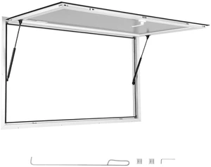 VEVOR Concession Window 60x36 in Aluminum Alloy Frame Service Window, for Food Truck, Up to 85 Degrees Stand Serving Windows with Awning Door and Drag Hook, Rainwater Resistant for Concession Trailer VEVOR Concession Window 60x36 in Aluminum Alloy Frame Service Window, for Food Truck, Up to 85 Degrees Stand Serving Windows with Awning Door and Drag Hook, Rainwater Resistant for Concession Trailer