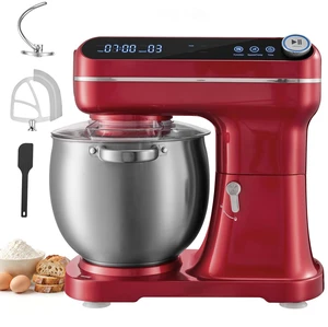 VEVOR 7.4 Qt Tilt Head Stand Mixer 500W Electric Dough Mixer, 12 Speeds Food Kitchen Mixer with Stainless Steel Bowl, Splash Guard, Dough Hook, Whisk, Beater, for Baking Mixing VEVOR 7.4 Qt Tilt Head Stand Mixer 500W Electric Dough Mixer, 12 Speeds Food Kitchen Mixer with Stainless Steel Bowl, Splash Guard, Dough Hook, Whisk, Beater, for Baking Mixing