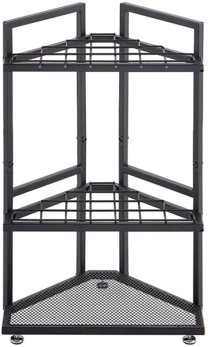 VEVOR Garden Tool Organizer for Corner, 17 Slots, Metal Garage Storage Rack, for Rakes/Shovels/Brooms, Yard Utility Tool Holder for Shed/Outdoor/Lawn Organization, Heavy-Duty Steel, with Hooks, Black VEVOR Garden Tool Organizer for Corner, 17 Slots, Metal Garage Storage Rack, for Rakes/Shovels/Brooms, Yard Utility Tool Holder for Shed/Outdoor/Lawn Organization, Heavy-Duty Steel, with Hooks, Black