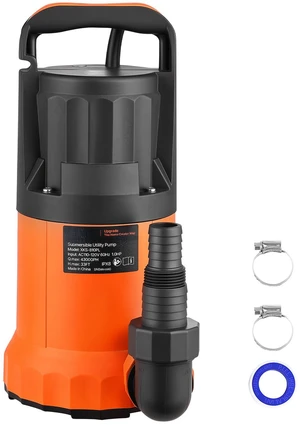 VEVOR Submersible Water Pump 1 HP 4300 GPH 33 ft Head Utility Sump Pump, Portable Water Removal, Thermoplastic Material, for Swimming Pool Draining Garden Ponds Hot Tubs Basements, IPX8 Waterproof VEVOR Submersible Water Pump 1 HP 4300 GPH 33 ft Head Utility Sump Pump, Portable Water Removal, Thermoplastic Material, for Swimming Pool Draining Garden Ponds Hot Tubs Basements, IPX8 Waterproof