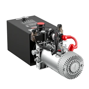 VEVOR 6 Quart Hydraulic Pump, Double Acting Hydraulic Trailer Pump, 3200PSI Max Relief Pressure, 0.91GPM Flow Rate, DC12V 1.6KW Power Unit for Dump Trailer Car Lifting (Horizontal Installation) VEVOR 6 Quart Hydraulic Pump, Double Acting Hydraulic Trailer Pump, 3200PSI Max Relief Pressure, 0.91GPM Flow Rate, DC12V 1.6KW Power Unit for Dump Trailer Car Lifting (Horizontal Installation)