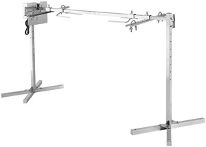 VEVOR Rotisserie Grill AC120V 8 Level Height Electric Rotisserie Grill Kit, BBQ Grills Rotisseries Kit with 88 lbs Load Capacity, 38W Motor, Stainless Steel Automatic Grilling Kits for Parties VEVOR Rotisserie Grill AC120V 8 Level Height Electric Rotisserie Grill Kit, BBQ Grills Rotisseries Kit with 88 lbs Load Capacity, 38W Motor, Stainless Steel Automatic Grilling Kits for Parties