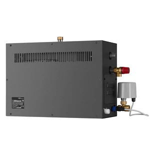 VEVOR Steam Generator, 6 kW Home Steam Shower System with Preheat Mode, For Small Bathrooms & Sauna Rooms, Direct Water Connection, Touch Control, Auto Fill & Drain, 77-131°F, 24H Timer, 141-212ft³ VEVOR Steam Generator, 6 kW Home Steam Shower System with Preheat Mode, For Small Bathrooms & Sauna Rooms, Direct Water Connection, Touch Control, Auto Fill & Drain, 77-131°F, 24H Timer, 141-212ft³