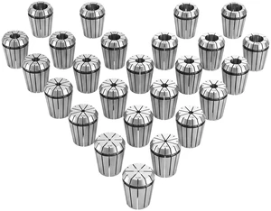 VEVOR ER32 Collet Set 1/16"-13/16" 25 Piece ER32 Spring Collet Chuck Set, for Milling Machines & Drill Presses, 0.0008" TIR High Concentricity, Precision Lathe Chuck Tool with Storage Box, Alloy Steel VEVOR ER32 Collet Set 1/16"-13/16" 25 Piece ER32 Spring Collet Chuck Set, for Milling Machines & Drill Presses, 0.0008" TIR High Concentricity, Precision Lathe Chuck Tool with Storage Box, Alloy Steel