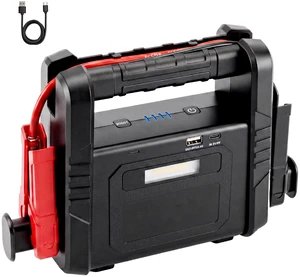 VEVOR Jump Starter 6000A Peak Portable Car Battery Booster Jump Box 12V, for Up to Most Gas / 10.0L Diesel Engine, Power Bank, 3 Mode Emergency LED Flashlight, Lithium Battery Pack, with USB Output VEVOR Jump Starter 6000A Peak Portable Car Battery Booster Jump Box 12V, for Up to Most Gas / 10.0L Diesel Engine, Power Bank, 3 Mode Emergency LED Flashlight, Lithium Battery Pack, with USB Output
