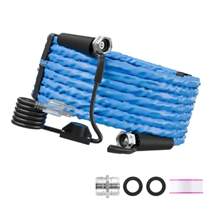 VEVOR 50FT Heated Water Hose for RV Antifreeze to -45°F Drinking Water Hose, 5/8" ID, Corrugated Surface, Built-in Thermostat, Freeze & Leak-Proof, Lead and BPA Free, Fast Heating for RV Camping VEVOR 50FT Heated Water Hose for RV Antifreeze to -45°F Drinking Water Hose, 5/8" ID, Corrugated Surface, Built-in Thermostat, Freeze & Leak-Proof, Lead and BPA Free, Fast Heating for RV Camping