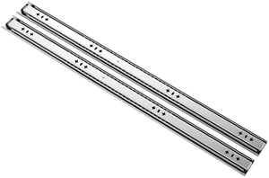 VEVOR Heavy Duty Drawer Slides, 32 inch 265 lbs Load Side Mount Rails, for Cabinets, Kitchen, Workbench, RV, 3-Fold Full Extension Ball Bearing Rails, Carbon Steel, with Screws & Nuts, 1 Pair VEVOR Heavy Duty Drawer Slides, 32 inch 265 lbs Load Side Mount Rails, for Cabinets, Kitchen, Workbench, RV, 3-Fold Full Extension Ball Bearing Rails, Carbon Steel, with Screws & Nuts, 1 Pair