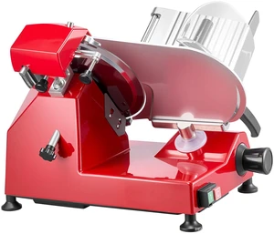 VEVOR Commercial Meat Slicer 340W Electric Deli Food Slicer 10 inch Blade, 300-450RPM Electric Food Slicer, Carbon Steel Blade Meat Slicer, 0-0.47 inch Adjustable Thickness for Commercial and Home Use VEVOR Commercial Meat Slicer 340W Electric Deli Food Slicer 10 inch Blade, 300-450RPM Electric Food Slicer, Carbon Steel Blade Meat Slicer, 0-0.47 inch Adjustable Thickness for Commercial and Home Use